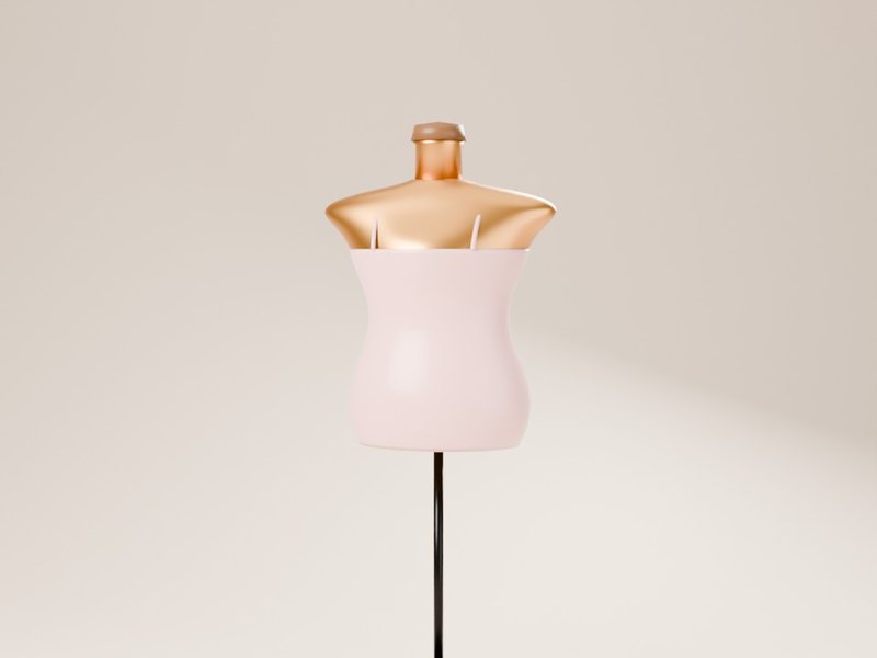 Camisón de satín con encaje
