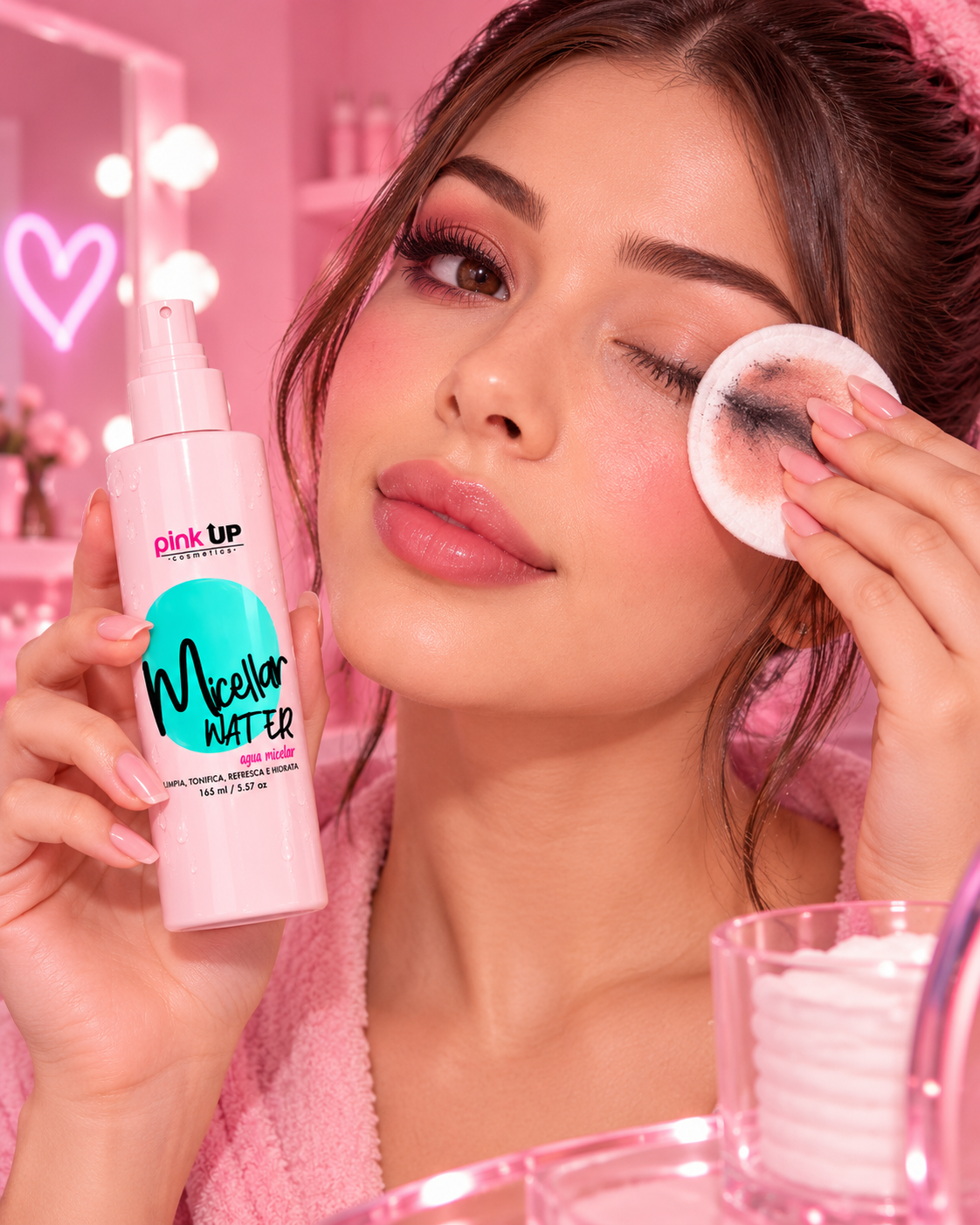 Agua Micelar Pink Up