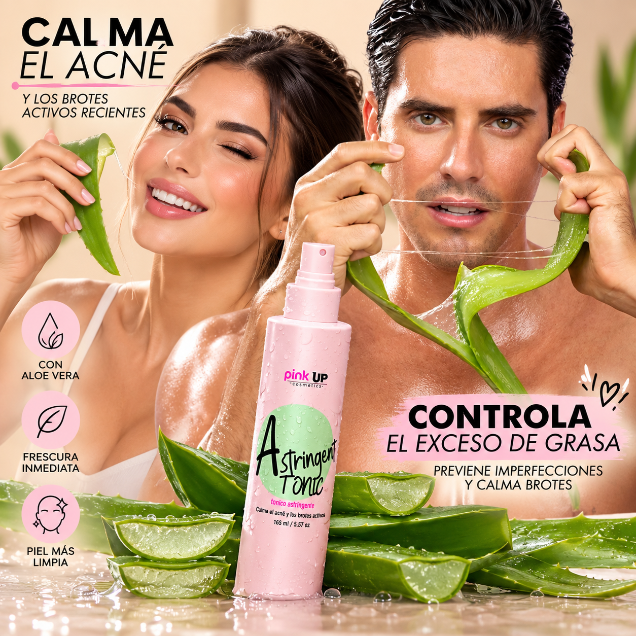 Loción Astringente Pink Up