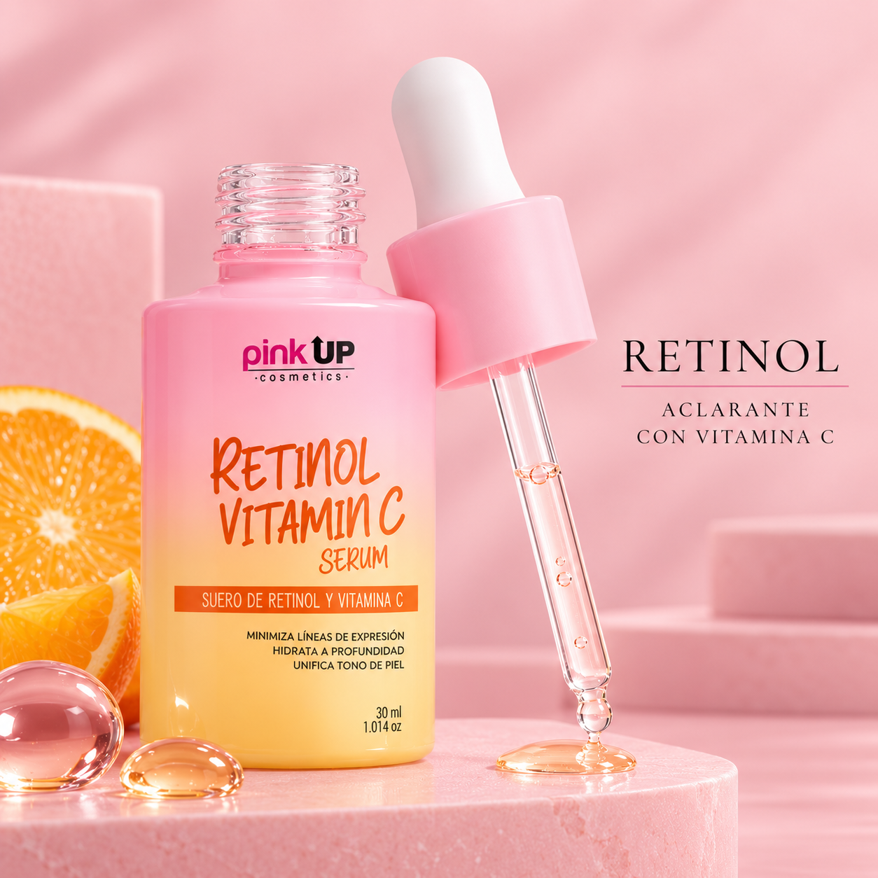 Retinol +Vitamina C. Pink Up