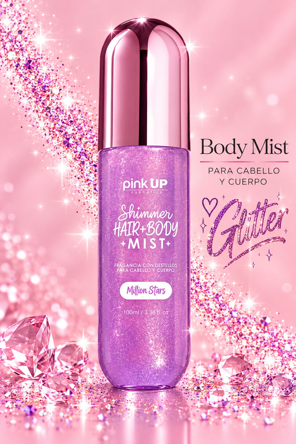 Shimmer Hair + Body Mist. Million Stars