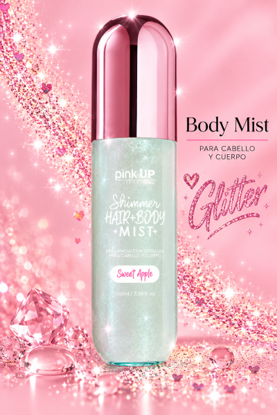 Shimmer Hair + Body Mist. Sweet Apple