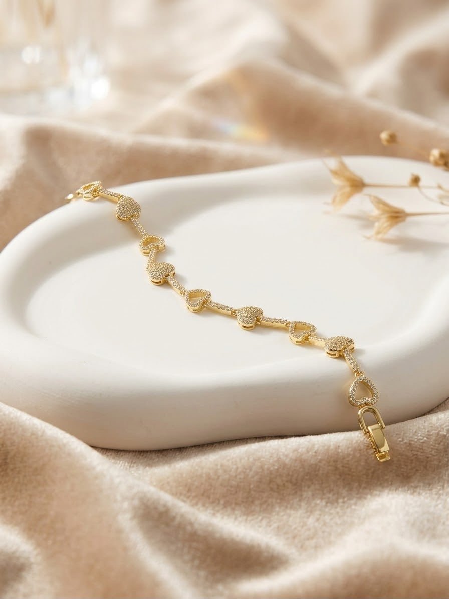 Pulsera Corazones